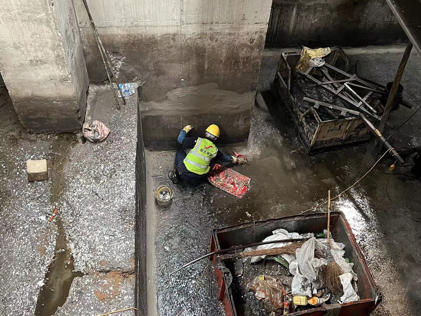 郑州中原区基坑渗漏水堵漏